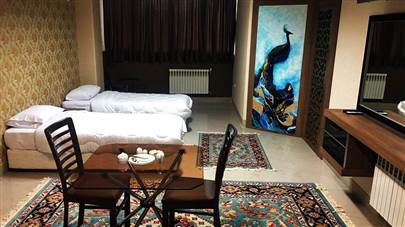 اتاق دو تخته تویین هتل زنده رود اصفهان (یاقوت سابق)